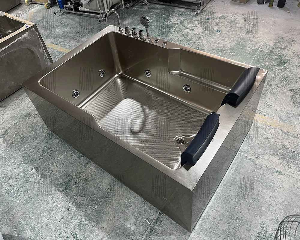 

Customized Black Gold 2-person Indoor Bathtub Right Angle Jacuzzis Whirlpool Hot Tub Sap Bathtubs Large Bathtub
