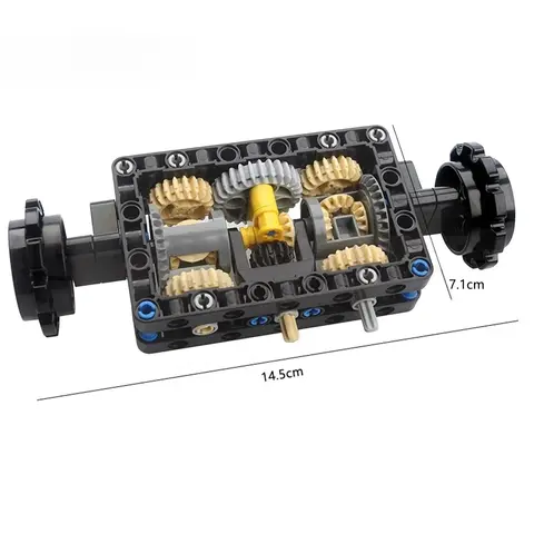 MOC-19788 Tank Fjärrstyrt Styrsystem Byggklossar Kit med L-motorer 66st ABS Pedagogiska STEM-leksaker Klossar Barn Present 8 best sales Lego RC-stridsvagn - №7