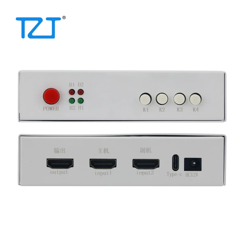 TZT White Version CapDMA Video Overlay Box HDMI-compatible DMA Video Processor Support 2K144/1K240 High Quality Computer Compone