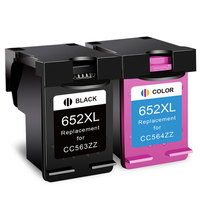 InkGarden 652XL Ink Cartridge Replacement For HP 652 XL HP652 XL Compatible Deskjet 1115 1118 2135 2136 3635 3835 4535 Printer