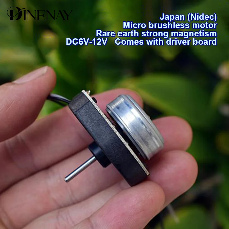 High Speed ​​12000RPM DC 6V-12V Brushless Motor With Drive Board