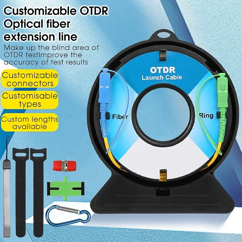 Fiber OTDR Launch Cable 150/300M Single Mode SC/FC(UPC/APC) OTDR Test Extension Cord OTDR Dead Zone Eliminator 150M 300M