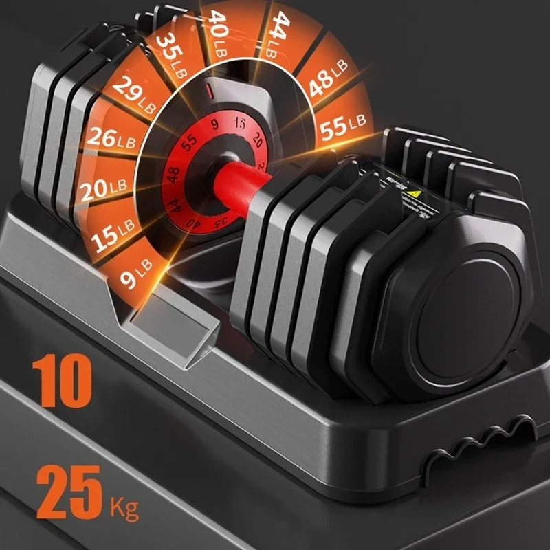 Promotional Sale Adjustable Dumbbell Men's Home Fitness Equipment Cast Iron Arm Strength Training Dumbbell 28kg