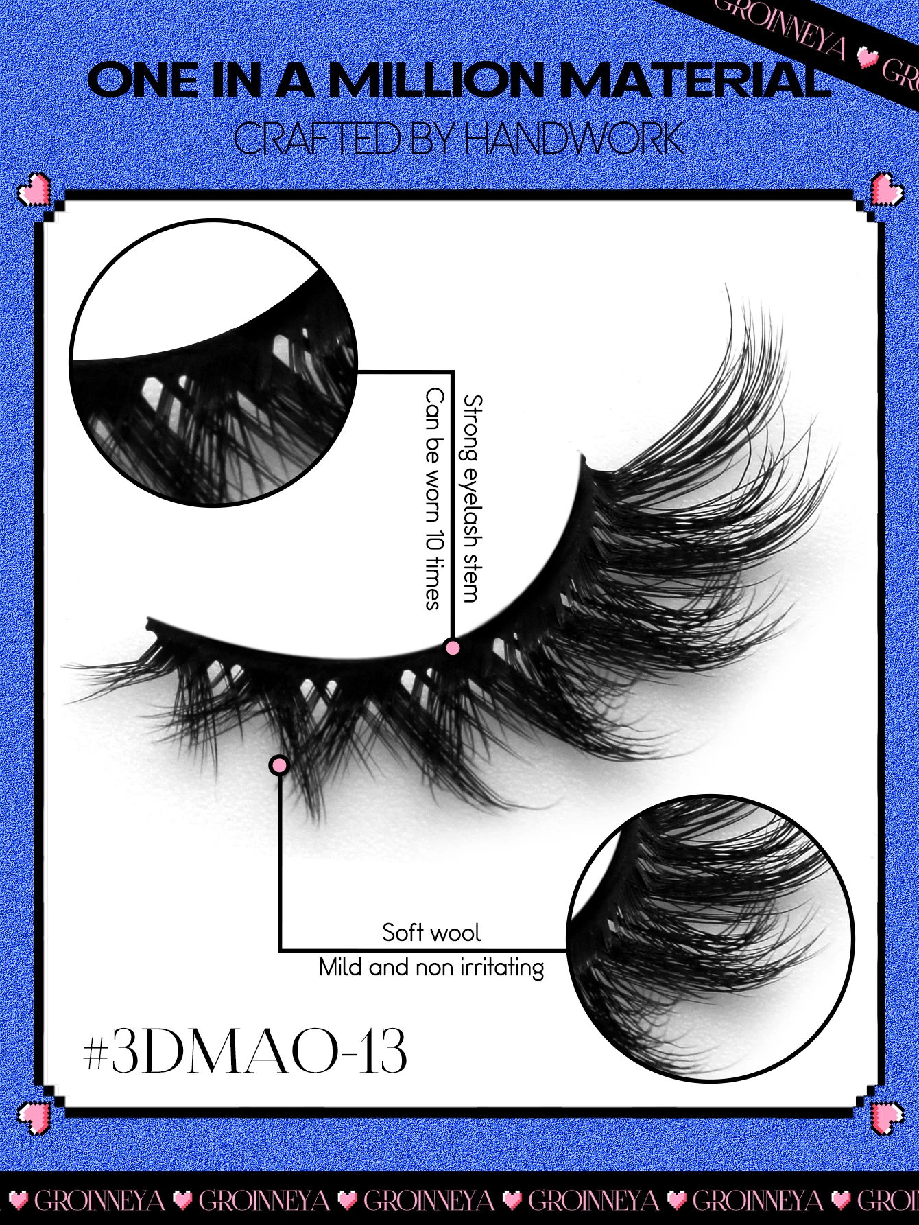 ヴェルトライネ ミンクまつげ キャットアイまつげ ボリューム フォックスアイつけまつげ ナチュラル3D Dカールボリュームつけまつげ