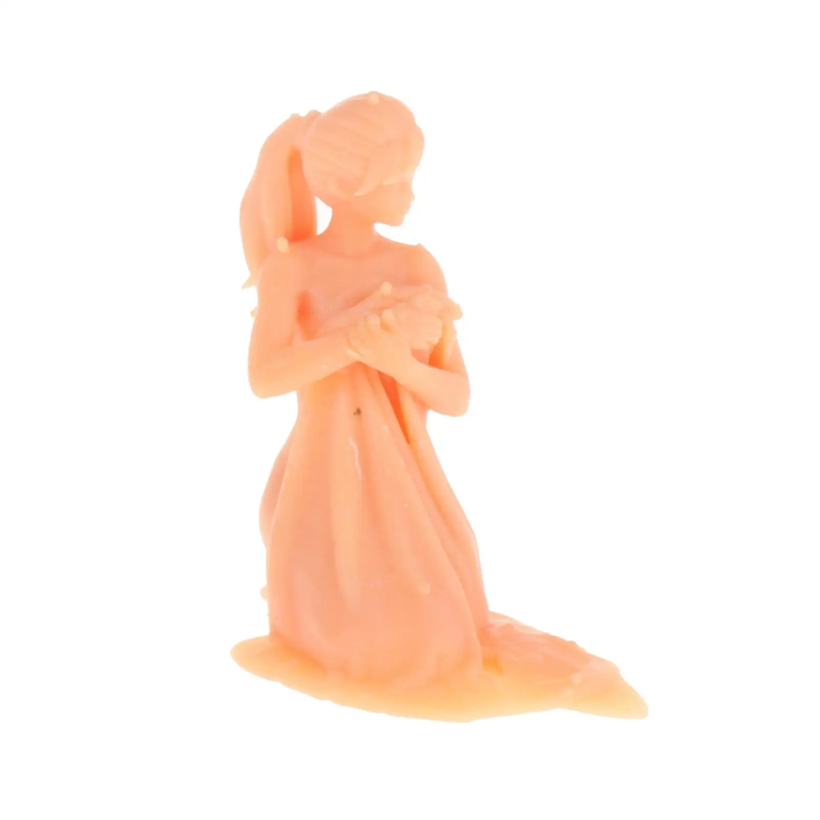 

1:64 DIY Painting Mini Tiny PVC People Sand Table Scenery Children Toy