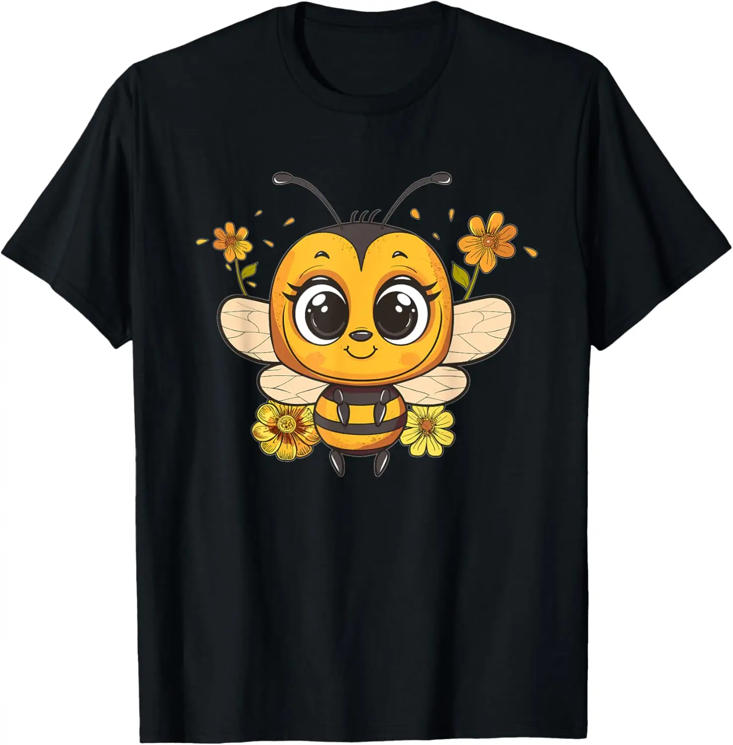 

Футболка с милой пчелой и цветами I Kids Bee