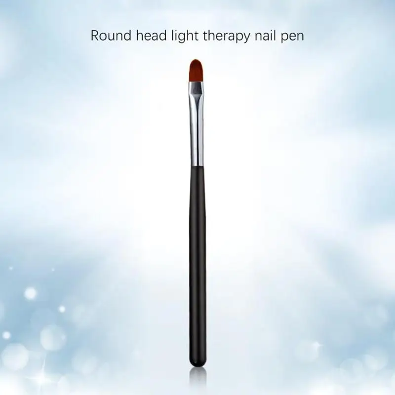 Nail Art Brush Black Handle Pattern Acrylic UV Gel Extension Coating Drawing Painting Pen DIY Manicure Accessories Nail Tool