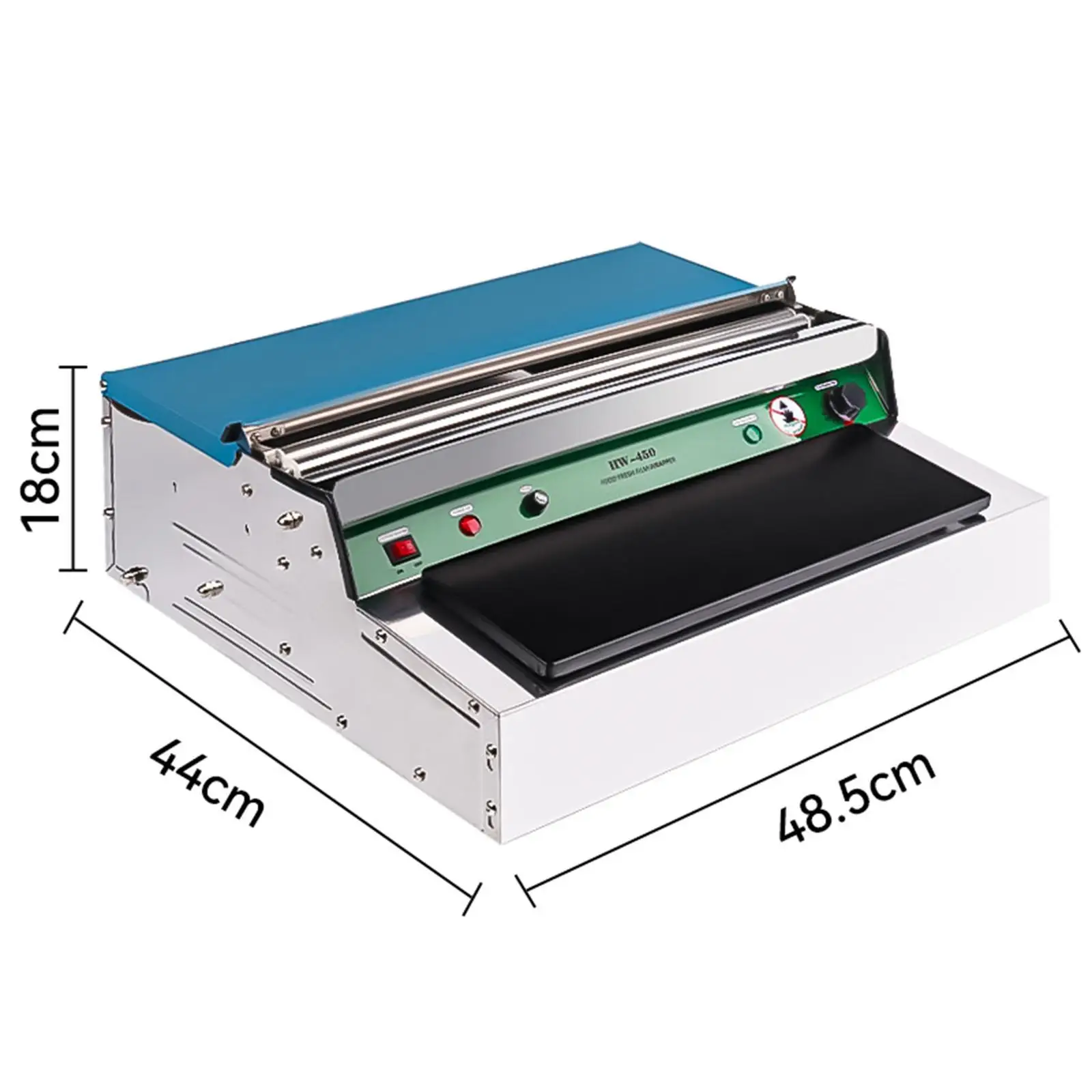 Hand Wrapping Machine Stainless Steel Efficient Portable Cling Film Machine for Food Fruit Supermarkets Food Factories Vegetable