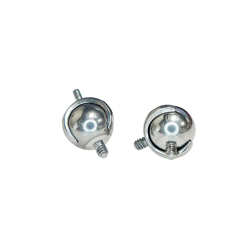 F136 Titanium Alloy Deconstructed Ear Bridge Pin Omnidirectional Ball Conversion Low Allergy Turn Ball