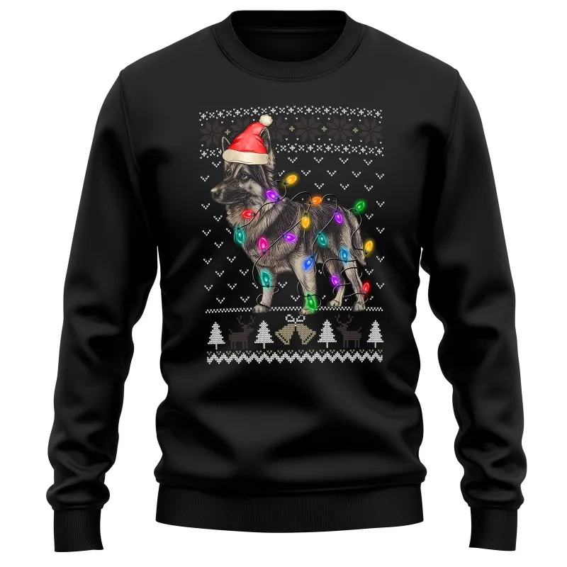 

Christmas German Shepherd Sweater Sweatshirt Dog Owner Men Clothing Women Jumper Cute Shepherd Christmas Sweatshirt Hoodie