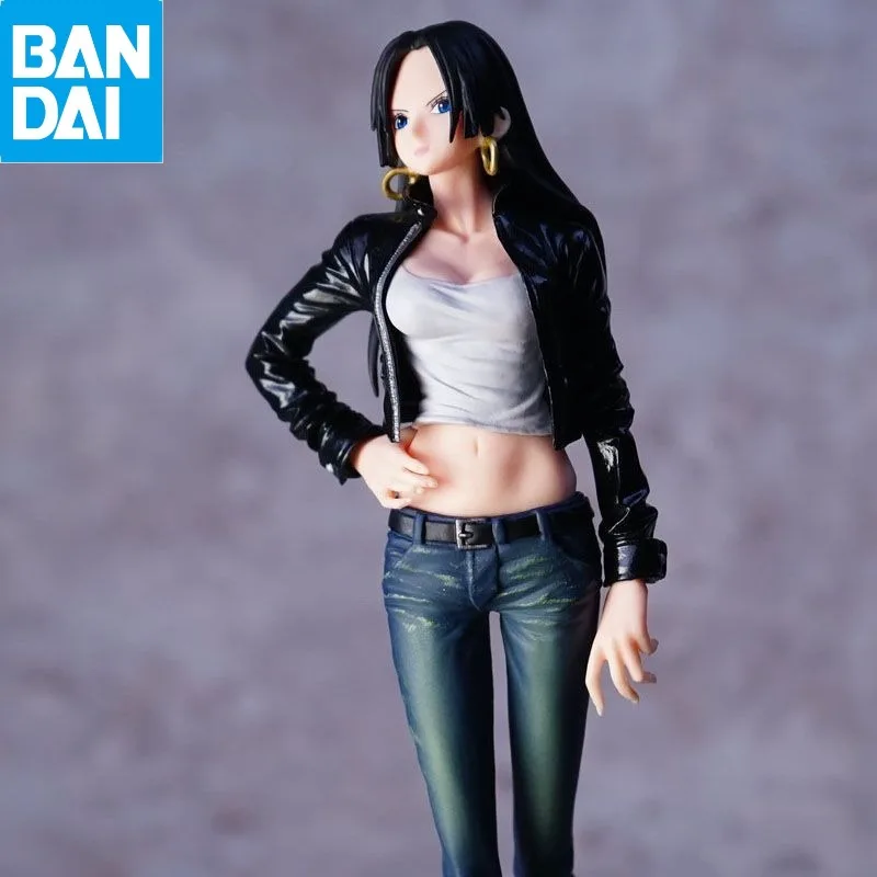 En Stock versión japonesa Bandai Spirits One Piece Shichibukai Boa Hancock NSFR emperador del mar traje negro figura de premio