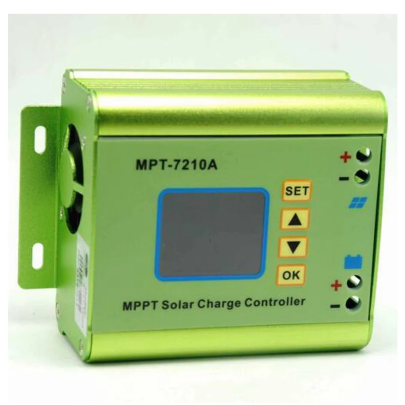 MPT-7210A Solar Carregador Painel Controlador, Controle Digital Boost Módulo de Tensão, 24V, 36V, 48V, 60V, 72V