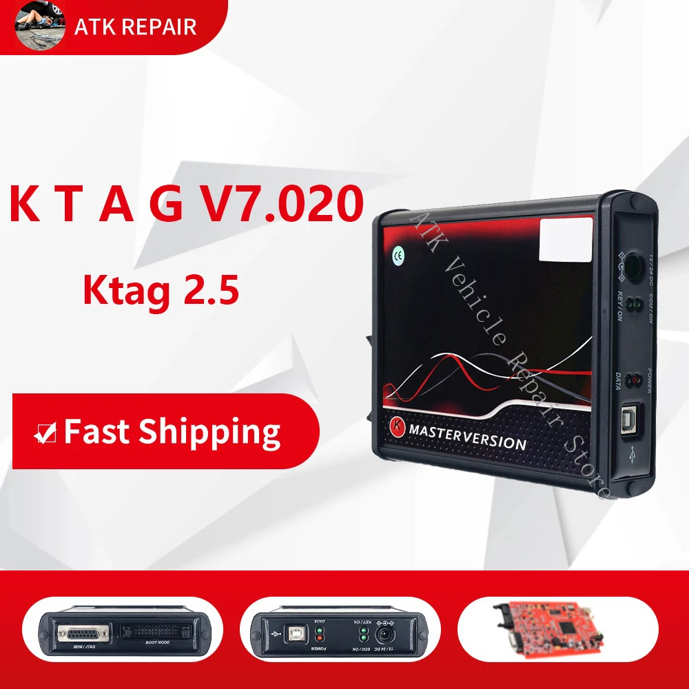 

Programming ECU KTAG V7.020 2.25 online software used adjust ECU chip automotive cable kits Tools unlimited online programming