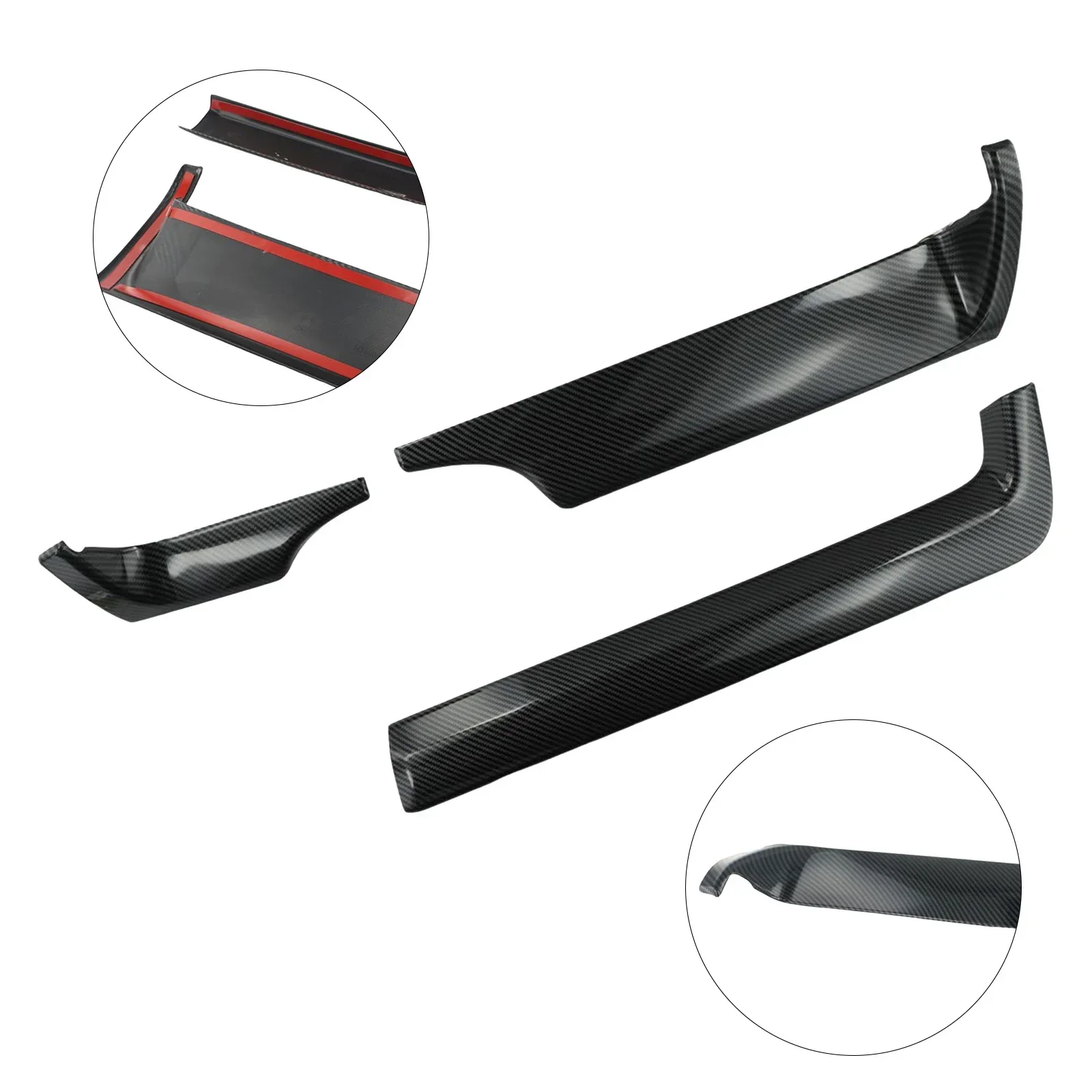 Useful Brand New High Quality Replacement Cover Trim Part 3pcs Carbon Fiber Cover Trim For Hyundai IONIQ 5 2022+