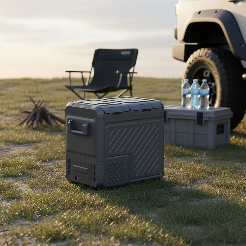 

TULX Car Fridge Cooler 12 V Compressor Portable Car Fridge Freezer for Camping Travel