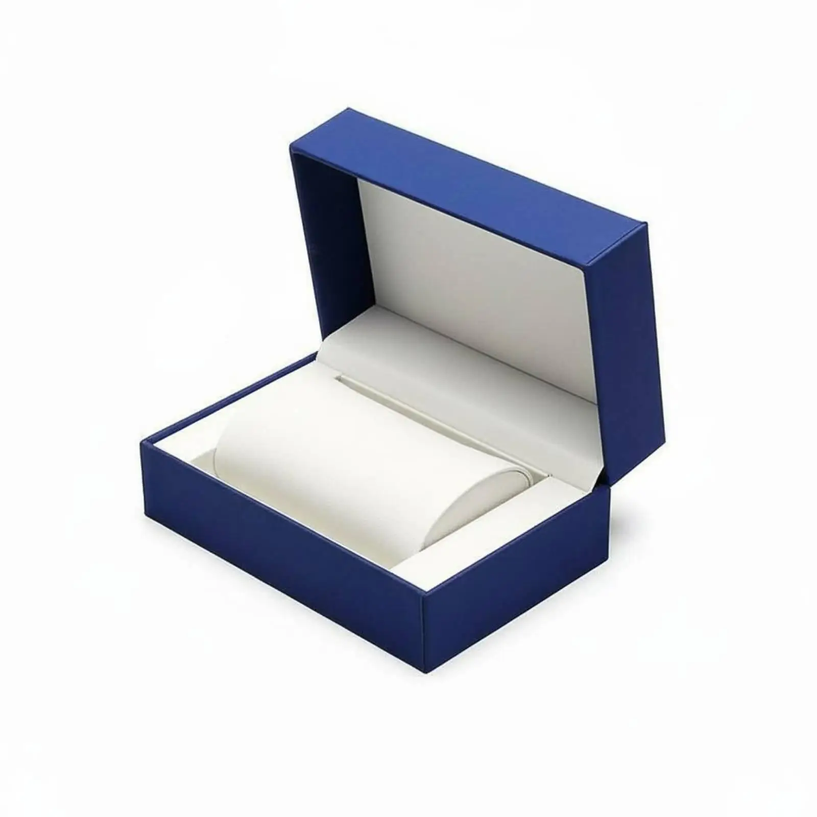 Luxury Folding Rigid Jewelry Box PU Leather Watch Case Decorative Storage for Dresser