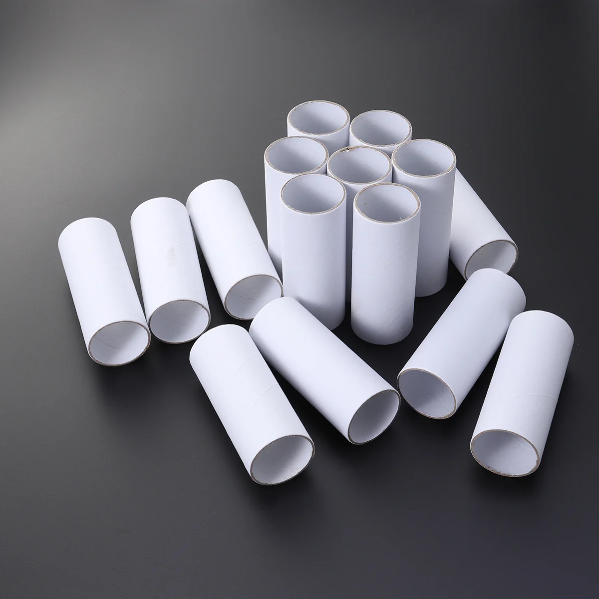 

15 PCS Craft Rolls Creative Fun DIY Cardboard Tubes (White) paper tube Paperboard Tube Paperboard Lotion Tube