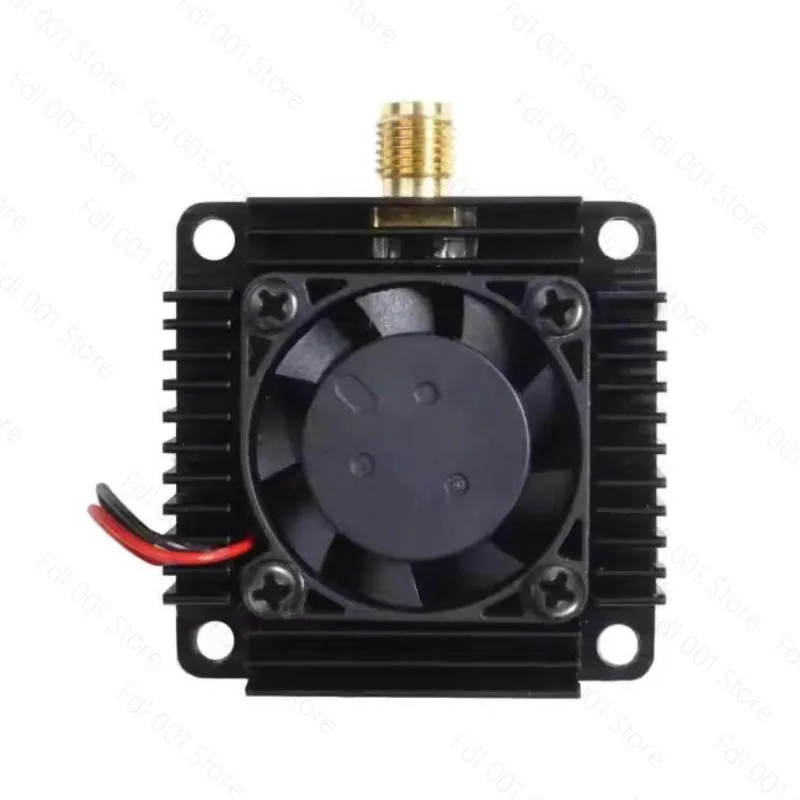 5.8G 8W Wireless Video Transmitter 96CH FPV VTX with Cooling Fan for FPV Racing Drone Long Range Transmission