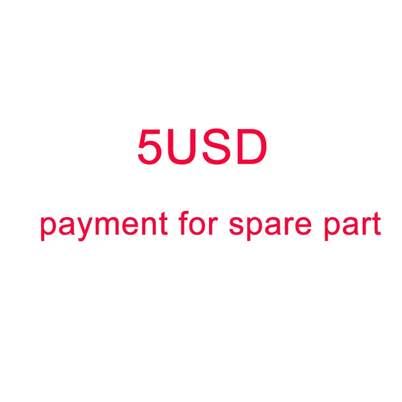 Zahlung für zusätzliche Versand kosten oder Ersatzteile