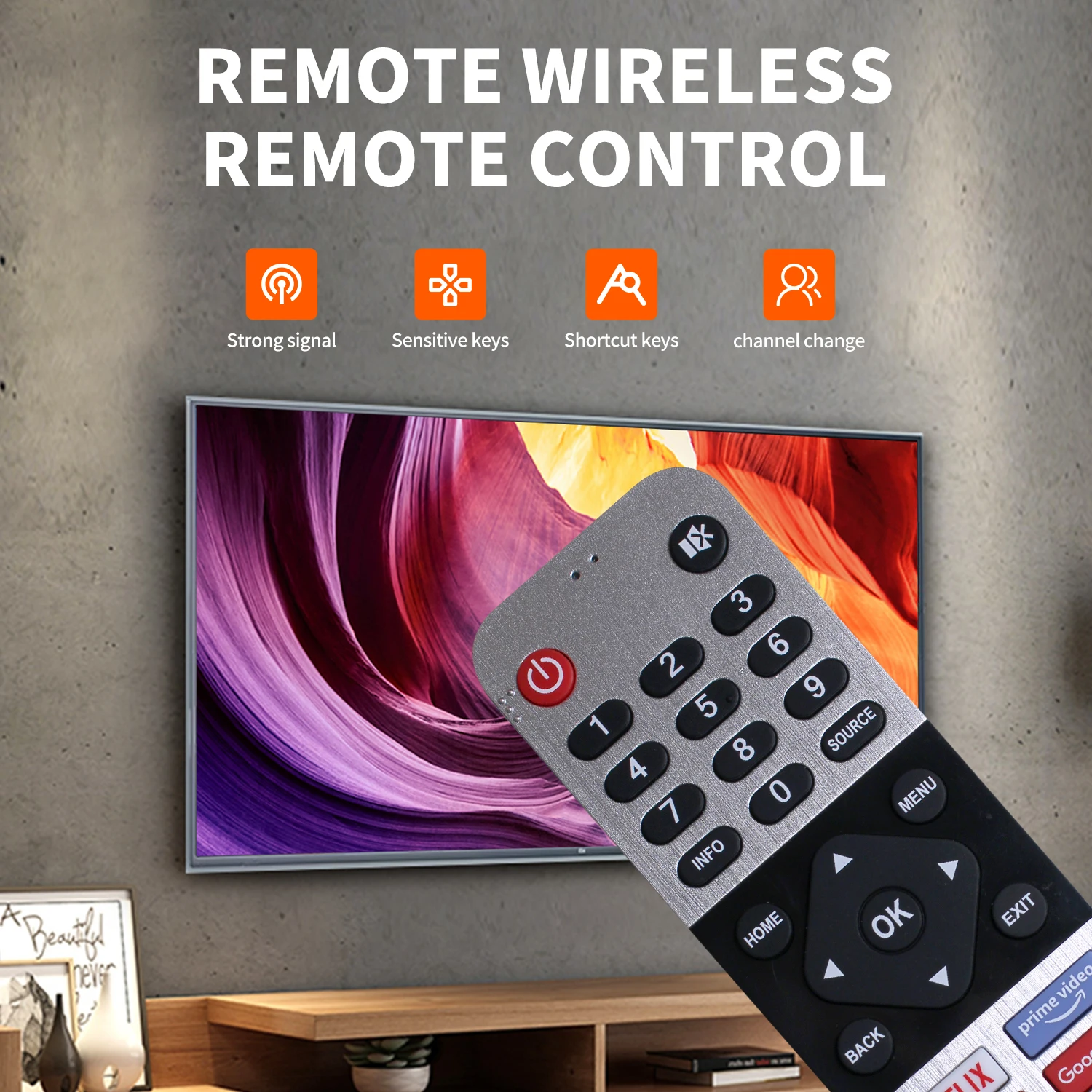 جهاز التحكم عن بعد بالأشعة تحت الحمراء لـ Skyworth Panasonic Toshiba Kogan Smart LED TV التحكم عن بعد 539C-268935-W000 539C-268920-W010 TB500 Witho