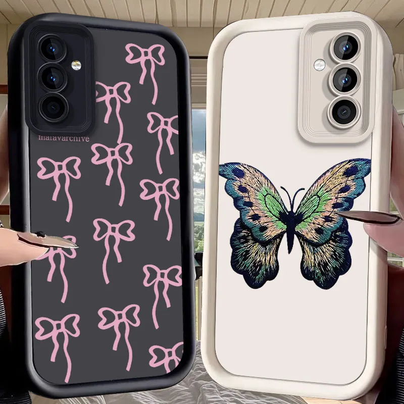 Funda con lazo para Samsung Galaxy A53 A50 A50S A36 5G A35 A34 A33 A32 A30 A26 A24 A23 A22 A20 A16 A15 A14 A13 A12 4G A06 M55