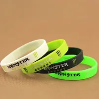 2 Pack Monster Energy Motorcycle Car Sports Bracelet Soft Silicone Bracelet Four Colors Game Bracelet Racing Energy Drink Decor