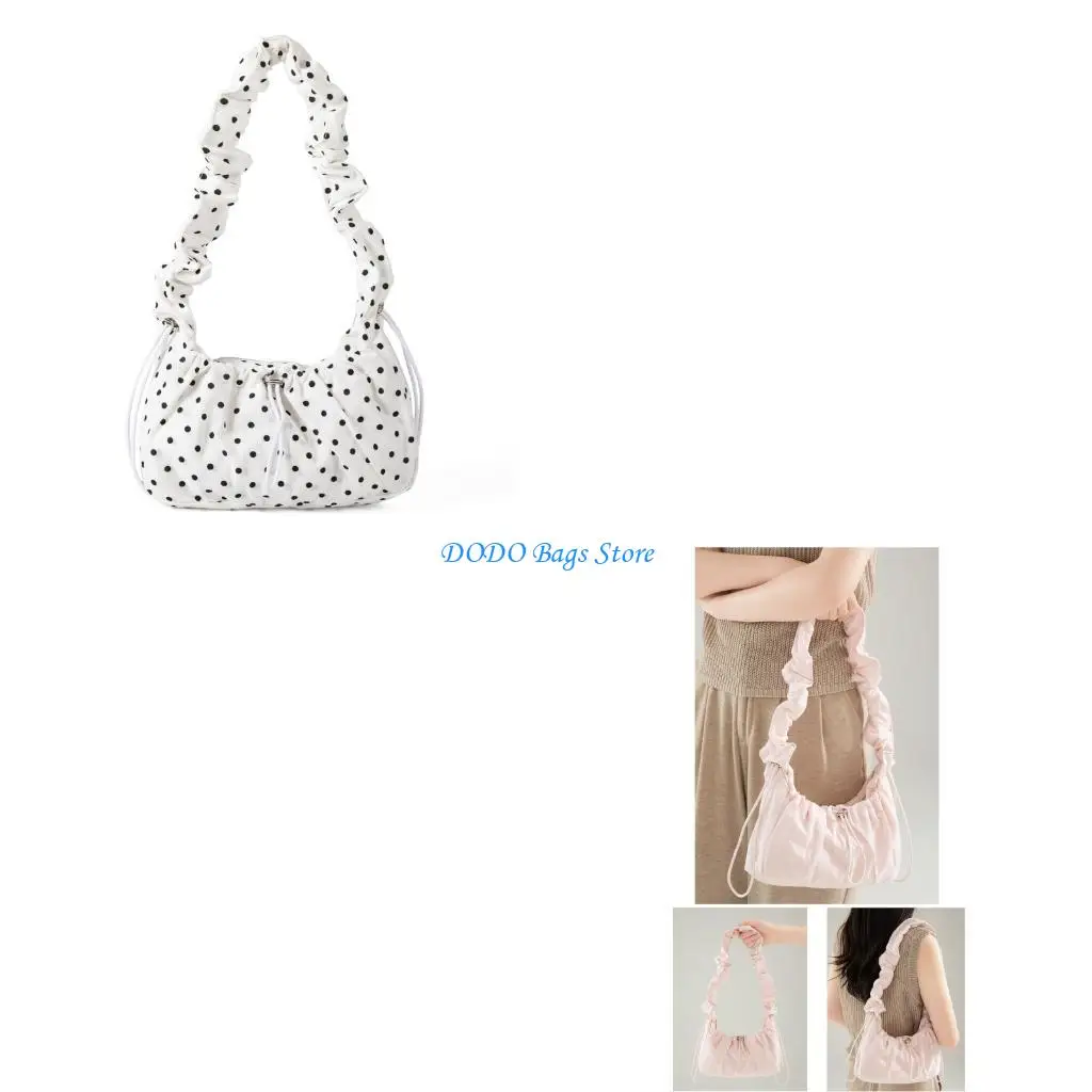 

Простая женская сумка подмышками в корейском стиле, сумка через плечо, дорожная сумка, сумка через плечо в горошек,