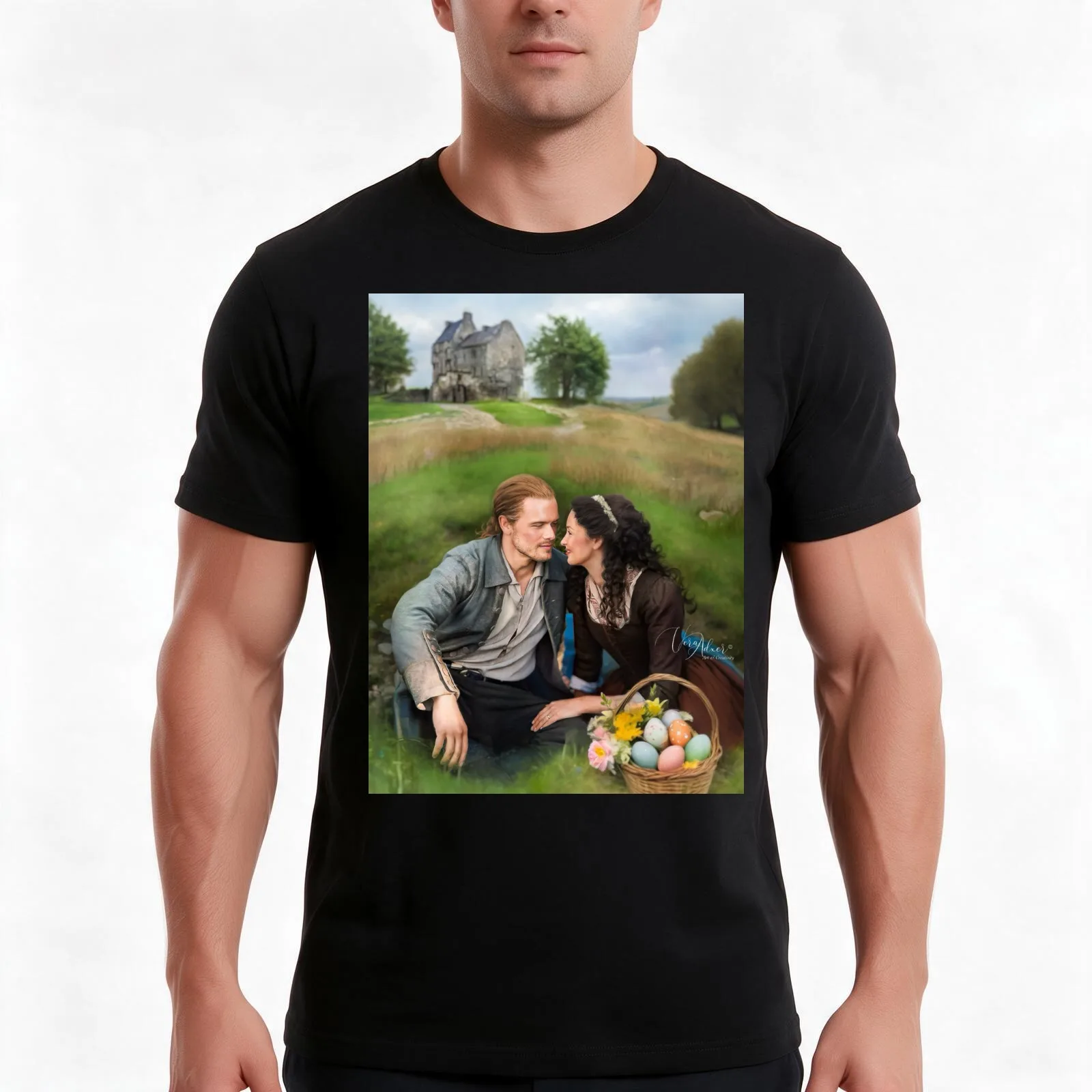 In the garden of Eden T-Shirt, Summer Casual Cotton Tee, Oversized Streetwear Tops, Vintage Graphic Print, Unisex Men Women