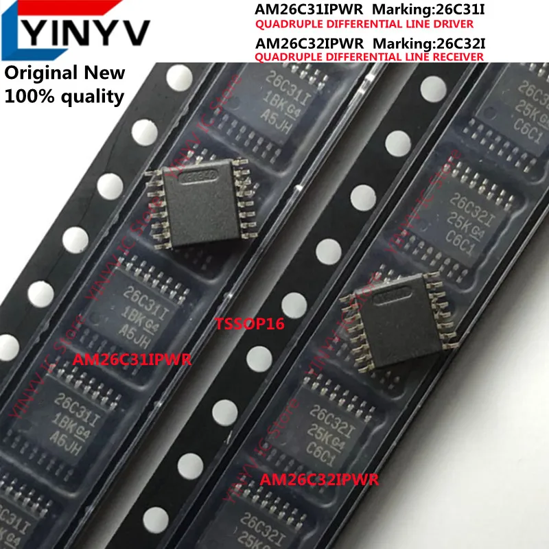 10PCS AM26C32IPWR 26C32I AM26C32I AM26C32 AM26C31IPWR 26C31I AM26C31I AM26C31 TSSOP16 Original Neu 100% Qualität – Detail 1
