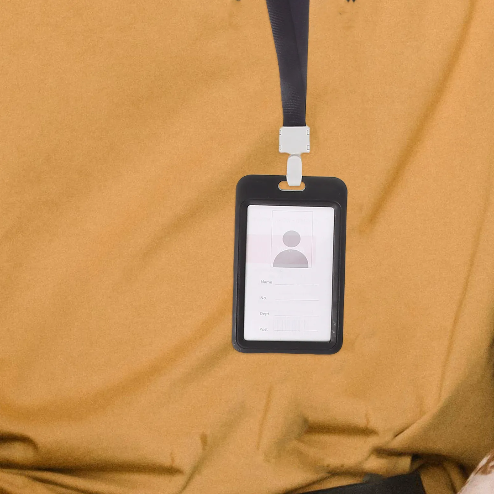 

9Pcs Dual Sided Id Badge Holder with Lanyard Heavy Duty Plastic Card Holder for Staff Students Teachers Nurses Office School