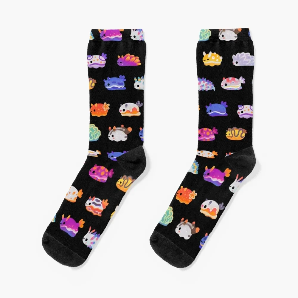 

Sea Slug Day Socks Soccer designer brand FASHION Socks Man Women's