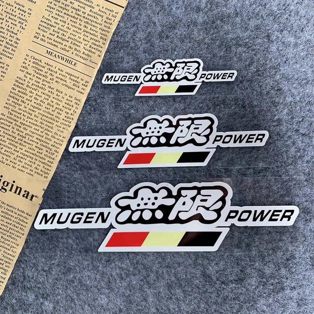 MUGEN Stickers Suitable for Honda Fit Civic Type RR City Cr z Legend Odyssey Stepwgn Vezel Car Door Handles Windows Motorcycle