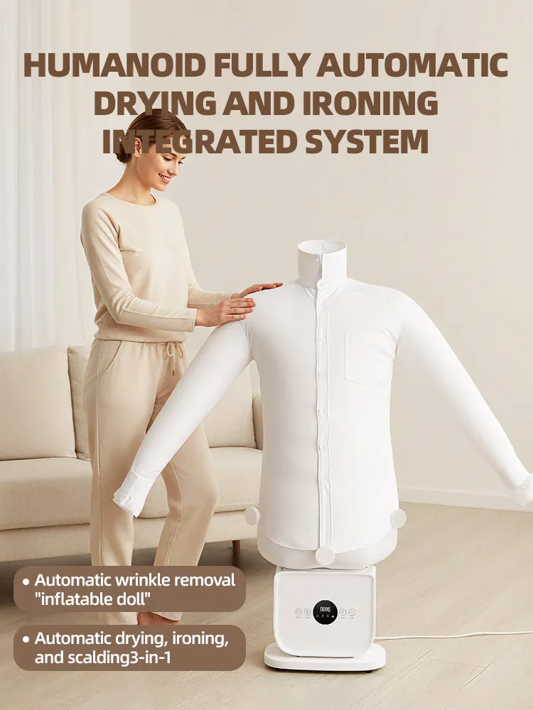 Automatic humanoid ironing machine dryer dryer