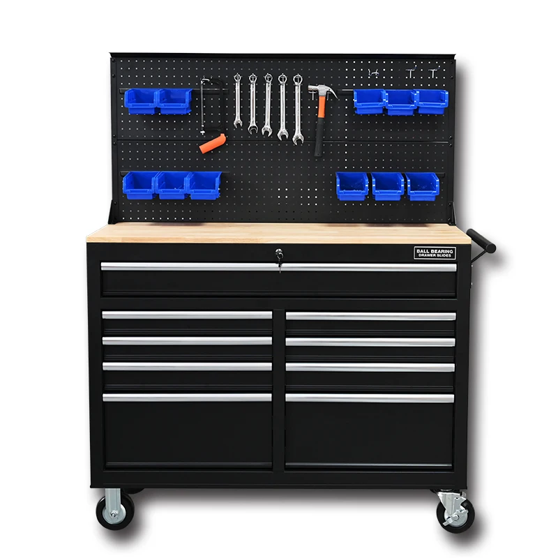 

Heavy-Duty Multi-Functional Tool Cart Auto Repair Mobile Maintenance Workshops' Best Friend Steel Iron Mobile Trolley Storage