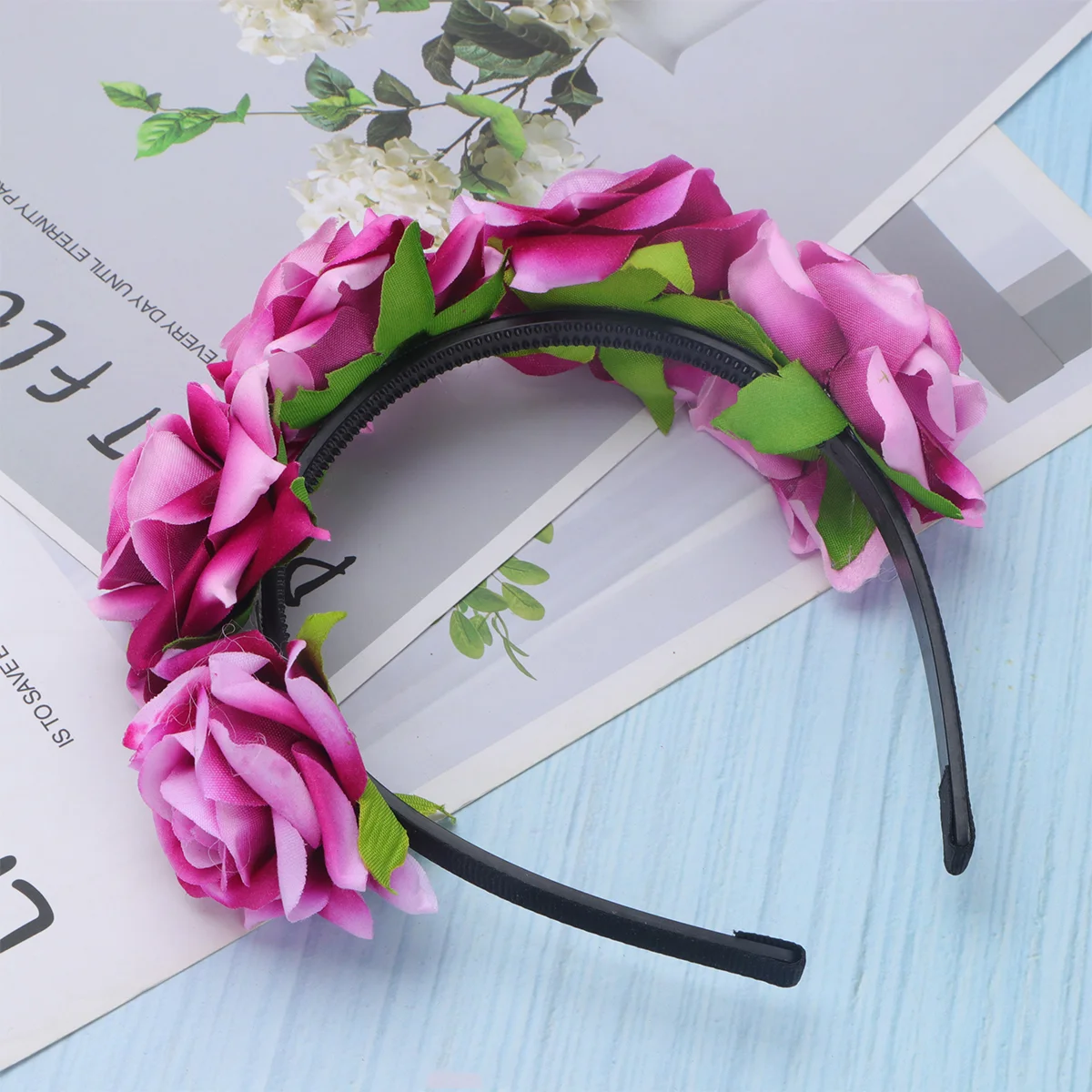 Headgear Bridesmaid Band Wedding Flower Headband Creative Headwrap Women Headdress