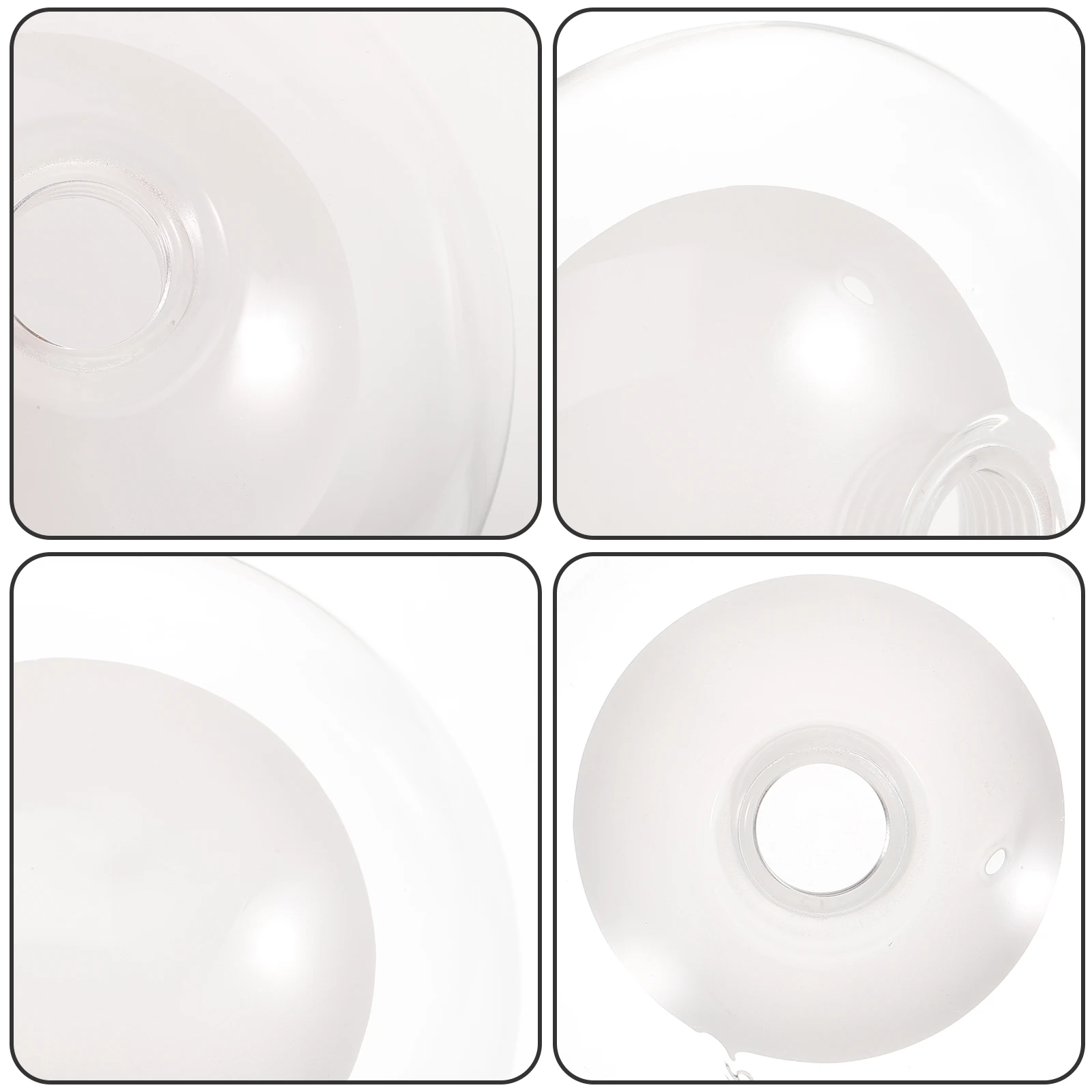 

120mm Glass Shades for Pendant Lights G9 Light Socket Ceiling Lampshade Elegant Style Practical Use Good Gift Choice