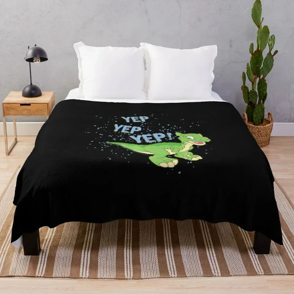 Land Before Time Ducky Yep Yep Yep Sprinkle Throw Blanket Cute Bed Fashionable Blankets