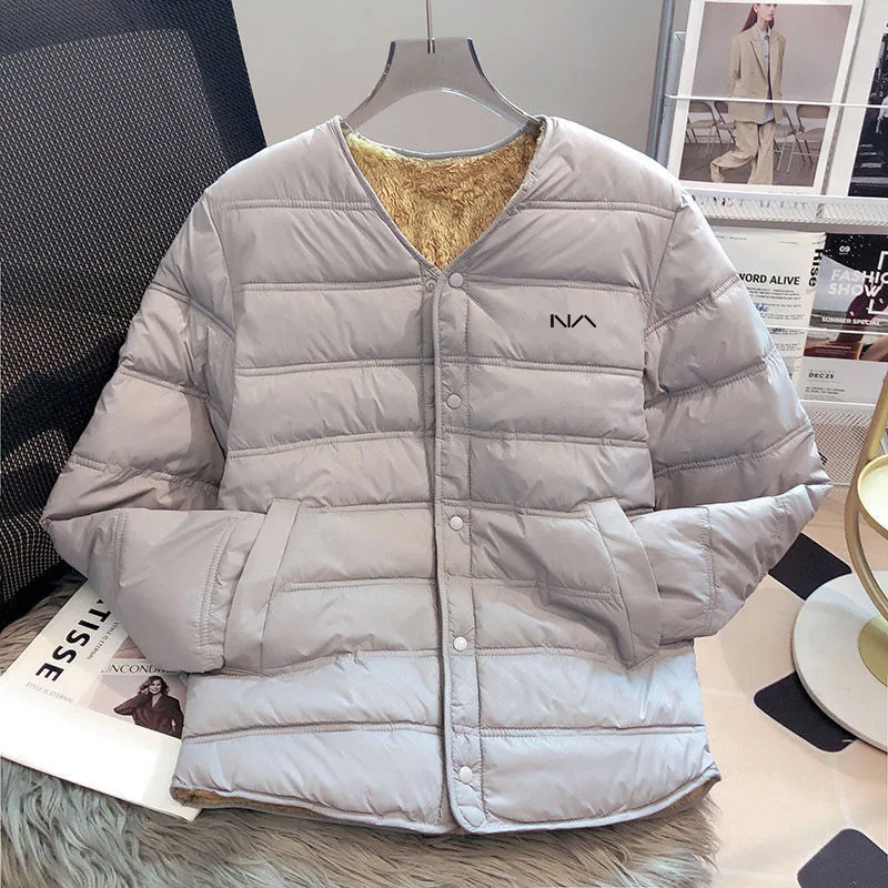 골프웨어 Men's Golf Coats Winter Outdoors Villus Warm Down Cotton Clothes Light Thin Soft Golf Jackets For Men Button Cotton Tops