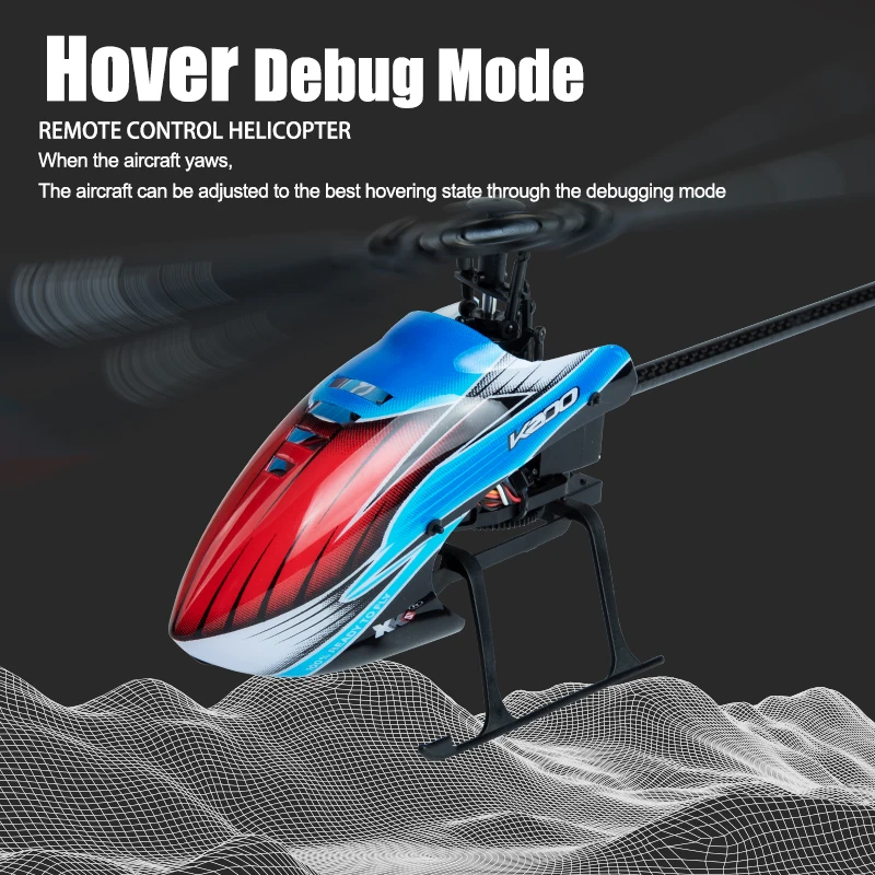 WLtoys XK K200 RC Helicopter 4CH 2.4G Remote Control Plane Optical Flow Positioning Air Pressure Fixed Height Airplane Toys