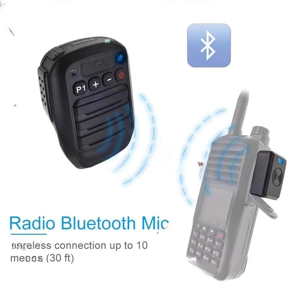 Bluetooth hand,walkie-talkie universal K head M head adapter wireless phone for Mi shoulder microphone adapter for Baofeng forTY