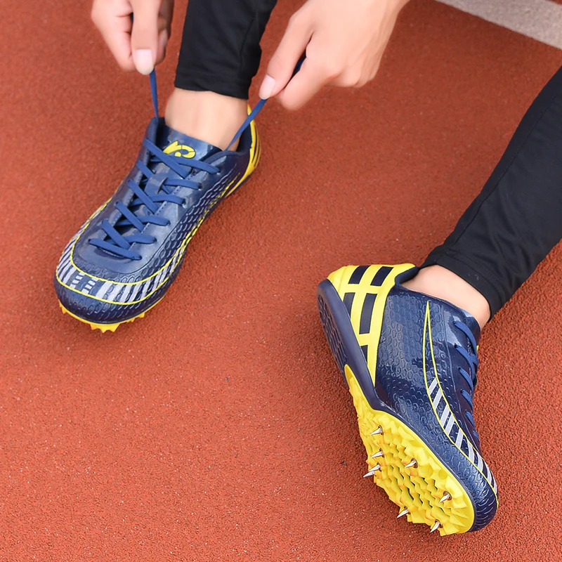 New hot summer essential high-quality neutral spikes running shoes breathable shock-absorbing track and field training sneakers