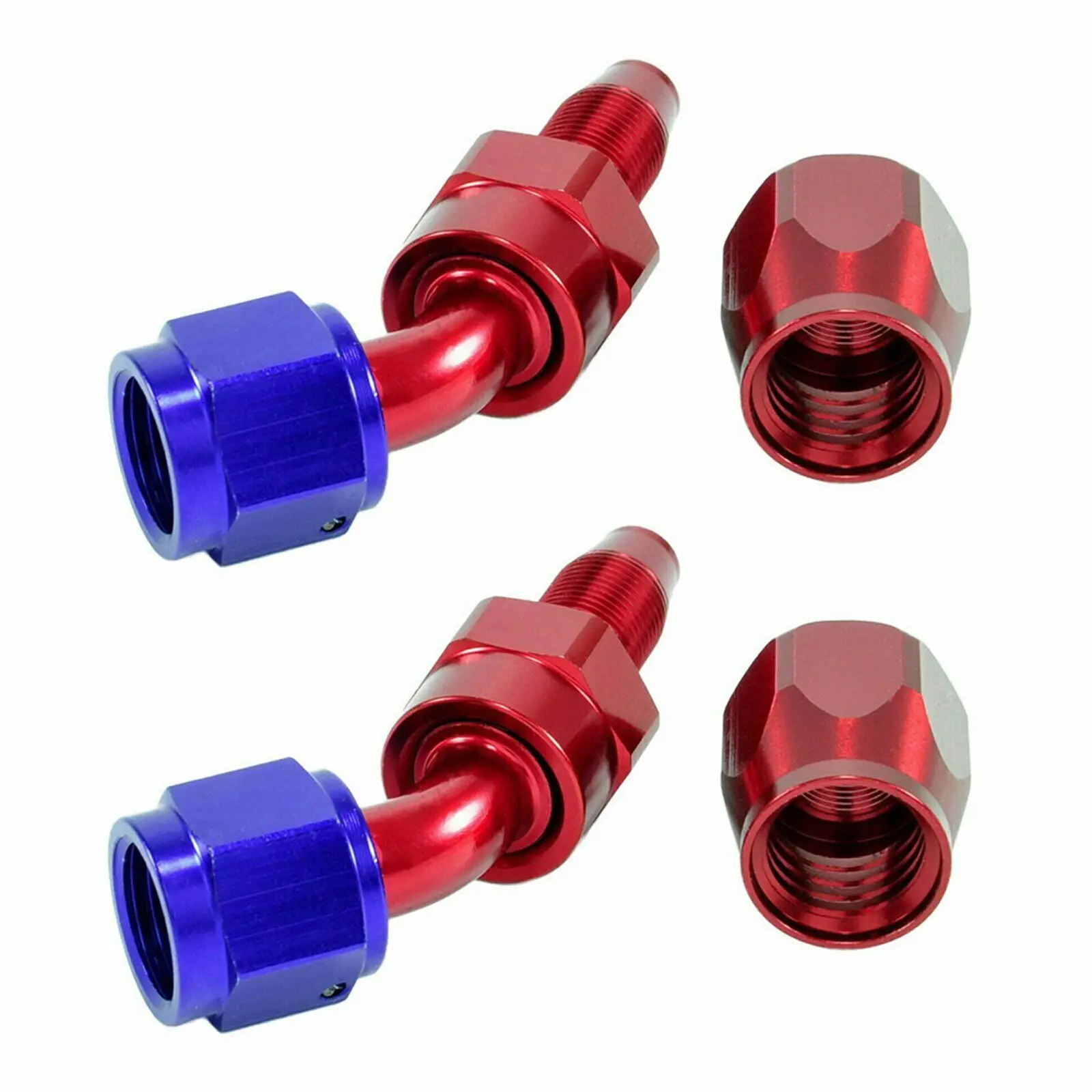 Kit tubi flessibili e raccordi per carburante/olio/gas intrecciati in acciaio inossidabile 6AN CPE da 6,1 m