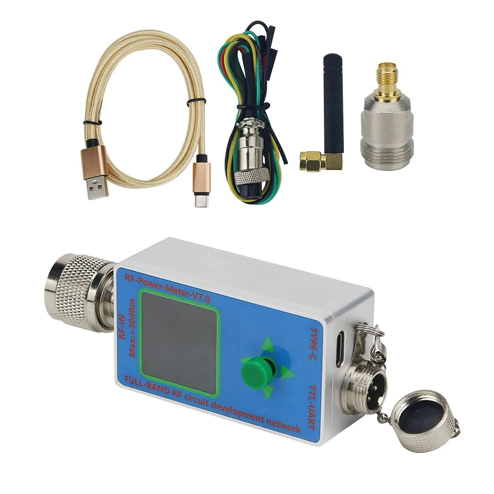 RF Power Meter 100K-10GHz 30dBm N-Type Connector Portable Tester For RF Signal Detection And Instrument Calibration Tool