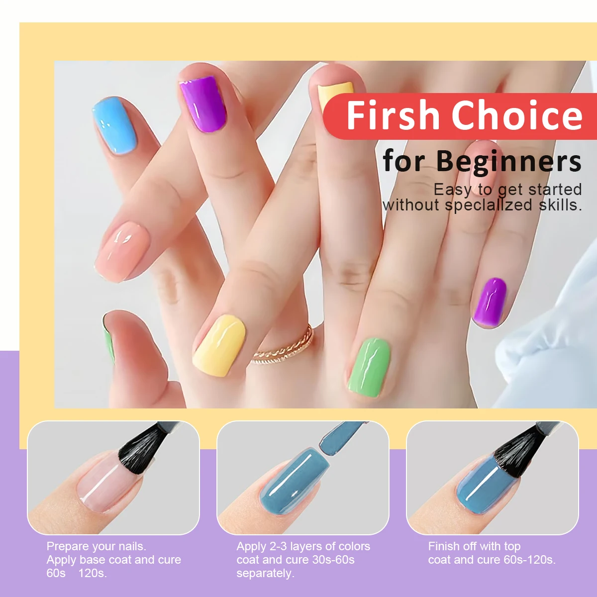 6 unids/set de esmalte de uñas de Gel para todas las estaciones, Kit de esmalte de Gel UV semipermanente rojo rosa desnudo, todo en uno para remojar la manicura