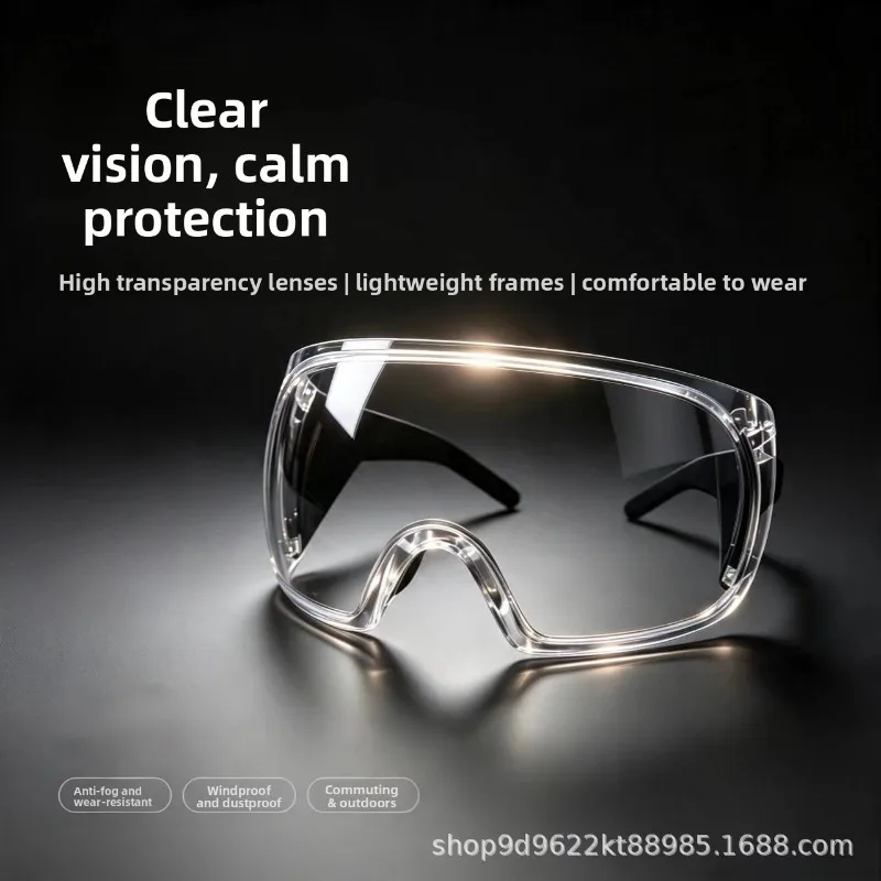 Industrial Protective Safety Goggles Anti Impact Splash Proof Windproof Sand Resistant Anti Fog Dust Proof Eye Shield for Cuttin