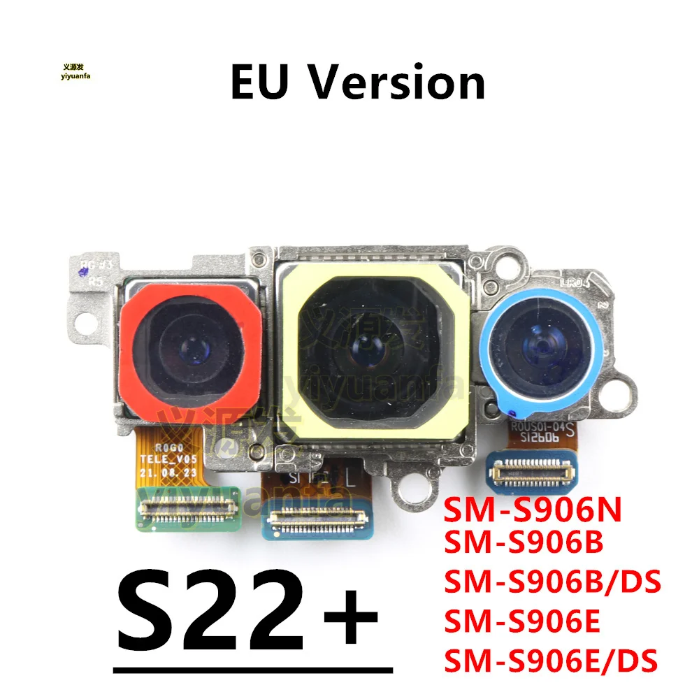 Rear Camera For Samsung Galaxy S22 S22+ 5G Plus SM-S901 S901B S901U S901E S906B S906U S906E Back Facing Camera Module Spare