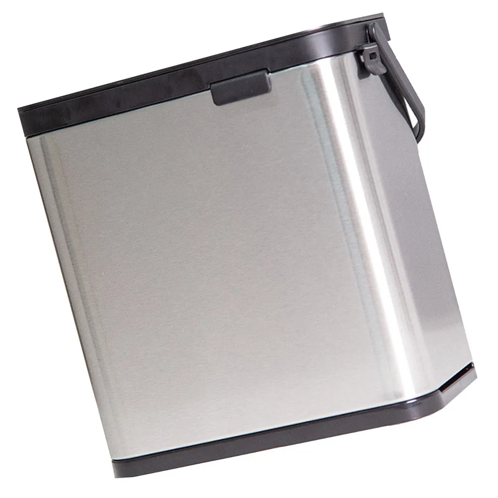 

1Pcs Household Wall-Mounted Trash Can Stainless Steel Kitchen Garbage Container Bathroom Office Waste Bin Space-Saving