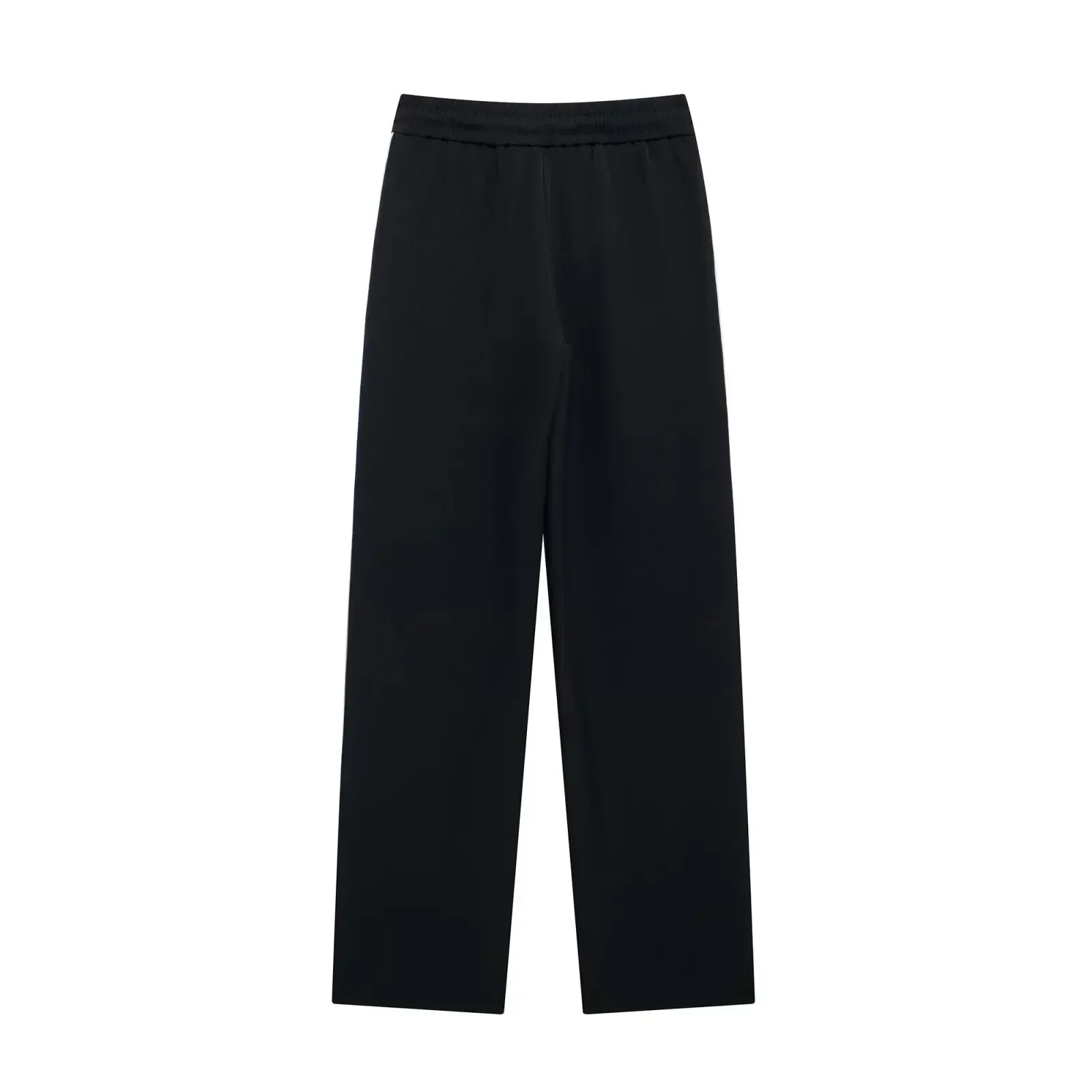 Pantaloni sportivi casual con tasca laterale allentata con decorazione a strisce laterali di nuova moda da donna Pantaloni da donna con coulisse in vita elastica retrò