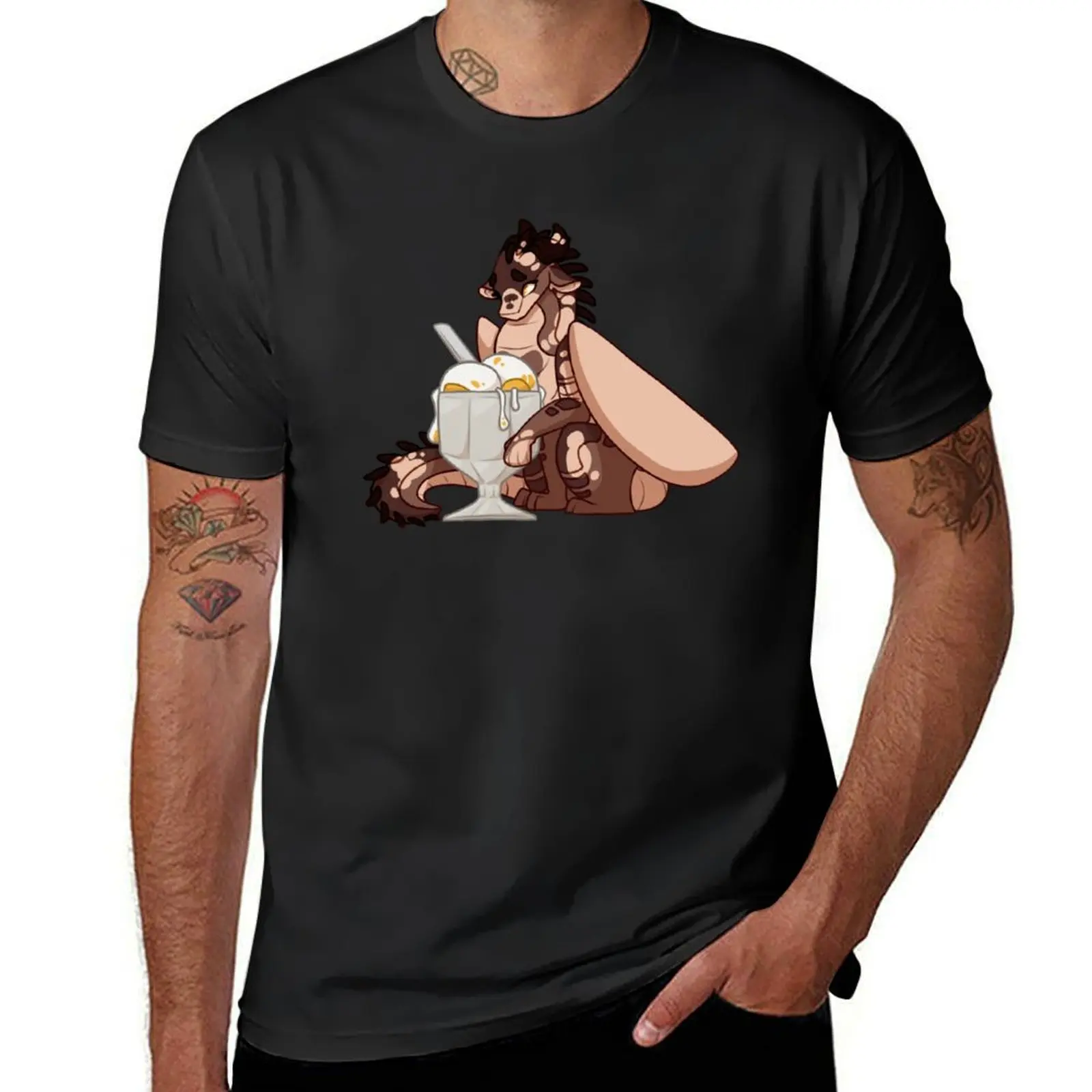 Sora with Peach Cobbler and Ice Cream T-Shirt oversizeds plus sizes tees customs design your own sweat shirts, men