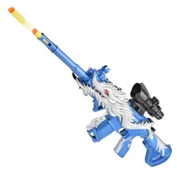 Kinder Speelgoed Pistool Zacht Spel Vijf-Klauw Gouden Draak M416 Sniper Rifle Boy Cadeau Nerf Gun Arma Gel Schietsimulatie